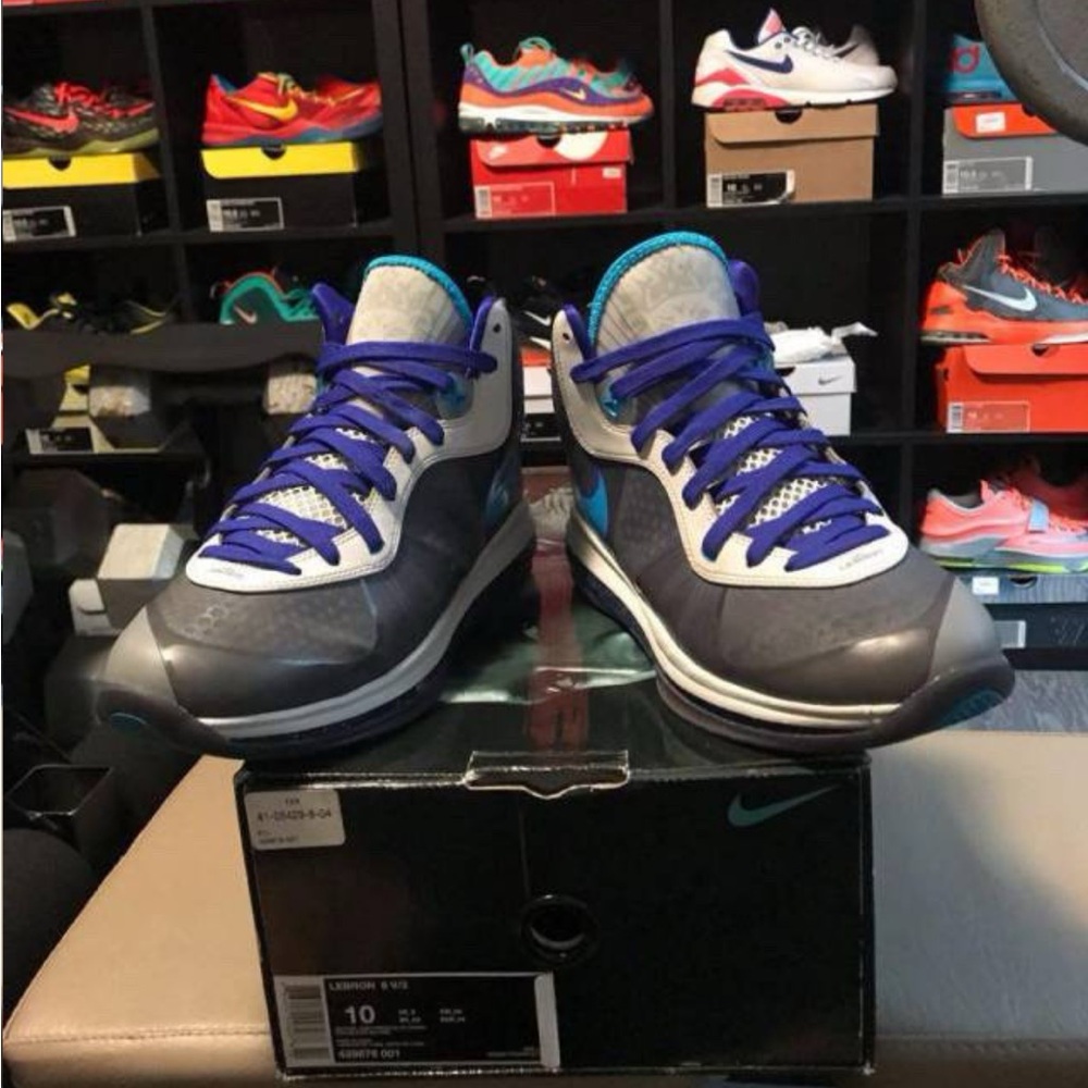 Nike Lebron 8 Summit Lake Hornets Size 10
